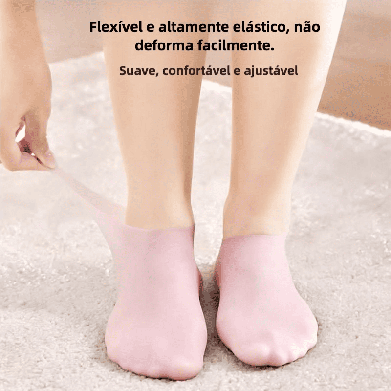 BelleCare – Meias Hidratantes Anti-Rachaduras para os Pés