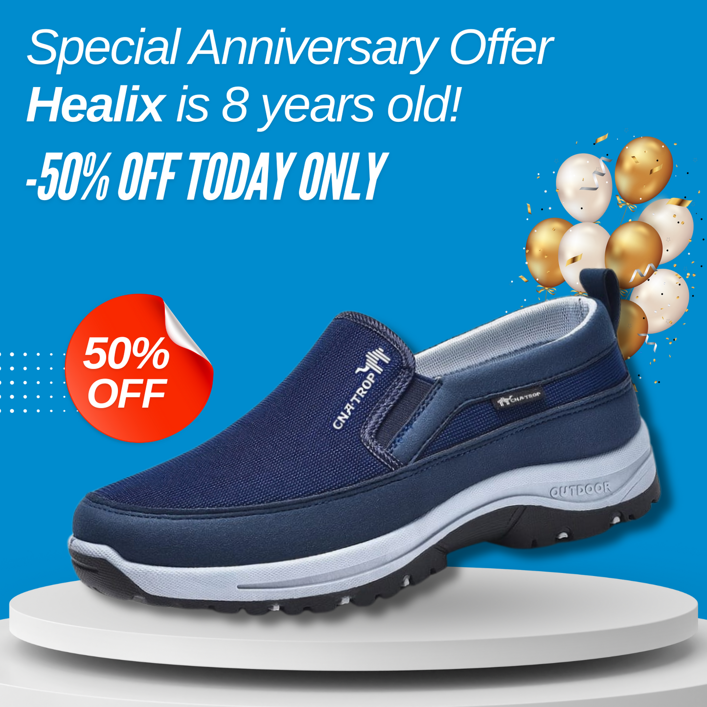 HealStep™ | Ultra-Comfort Wide-Fit Orthopaedic Shoes